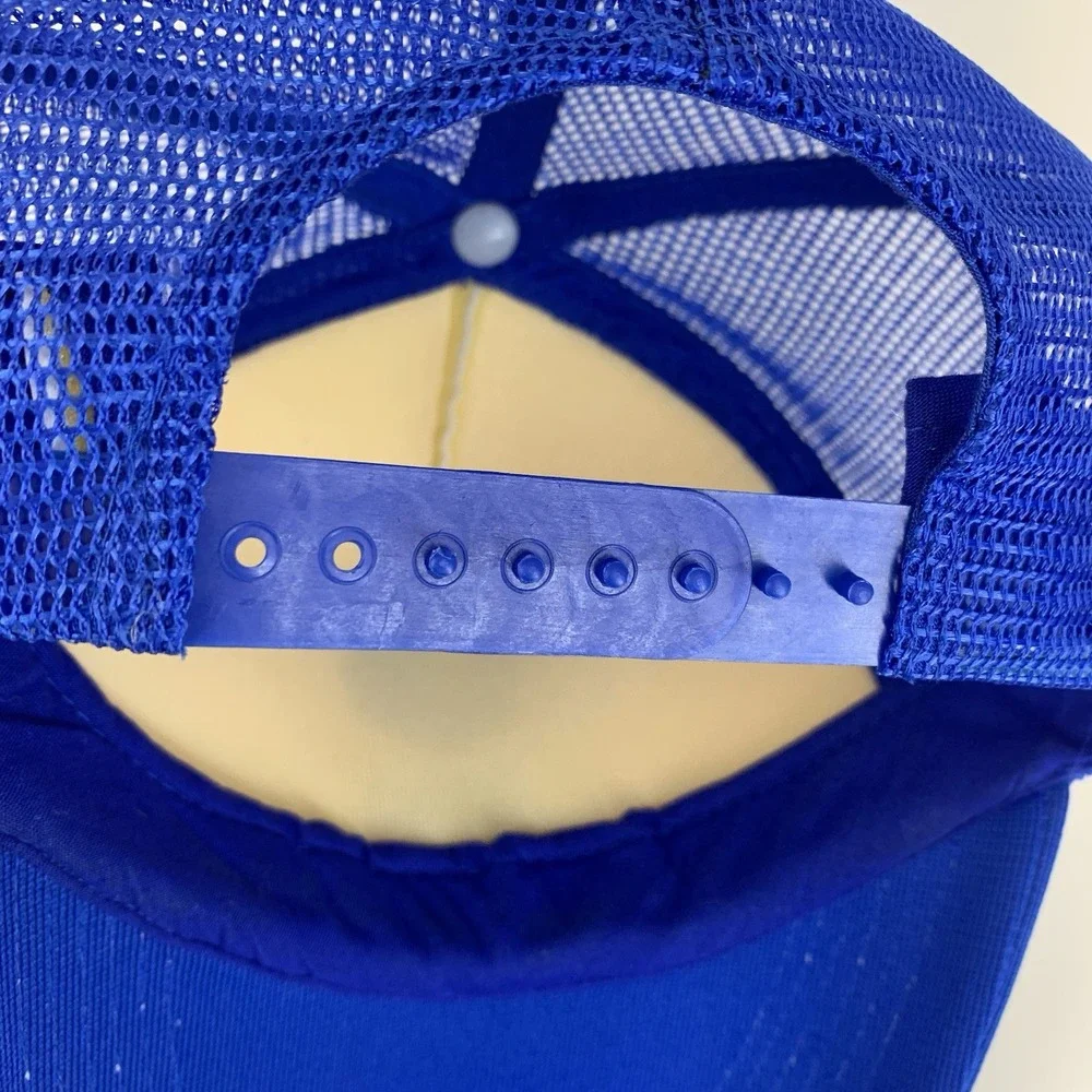 AT&T Hat The Right Choice Blue White Mesh Snapback OSFA Trucker Cap Vintage
